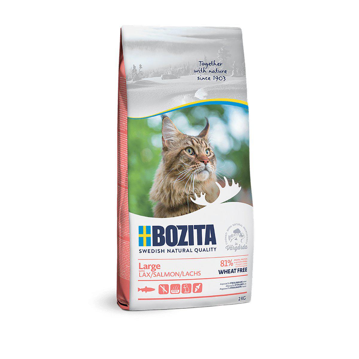 BOZITA LARGE WHEAT FREE SALMON 2KG