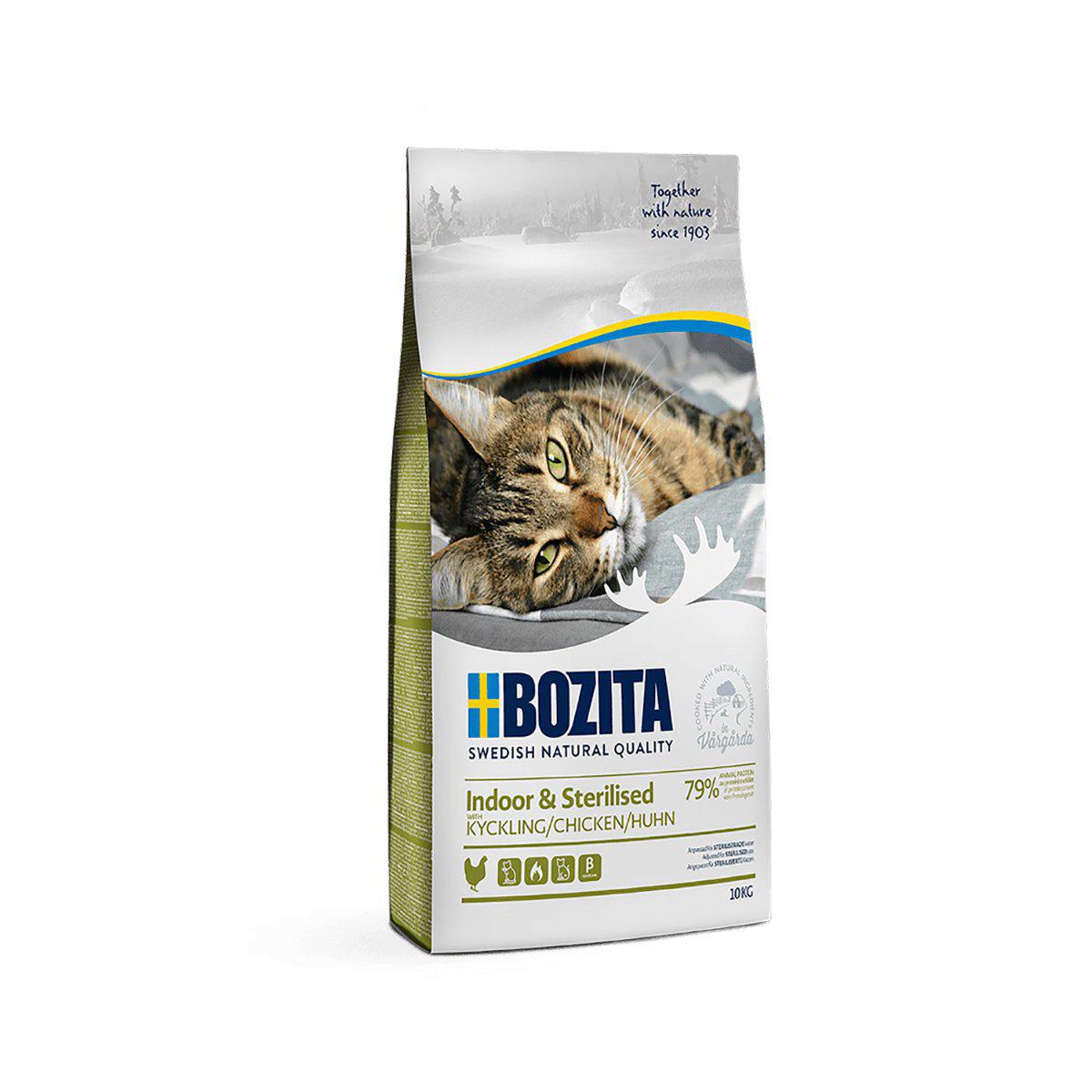 BOZITA INDOOR & STERILISED CHICKEN 10KG