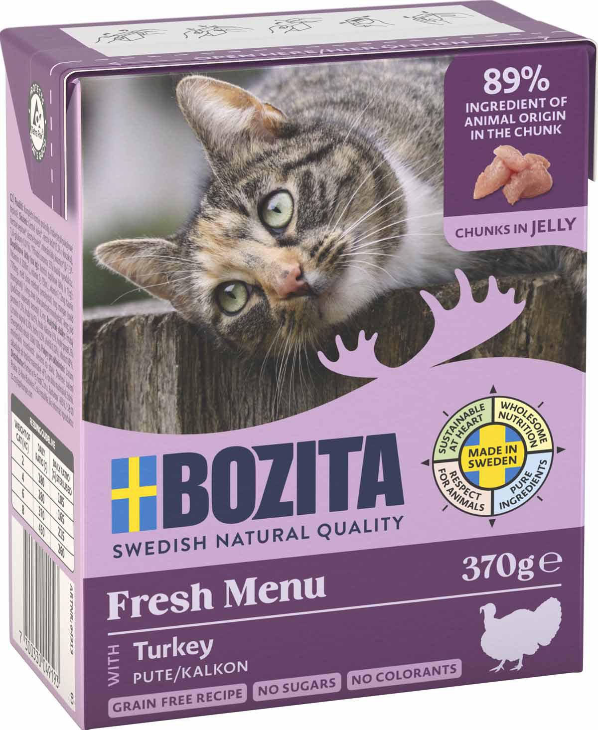 BOZITA BITAR I GELÉMED KALKON 370GR TETRA RECART