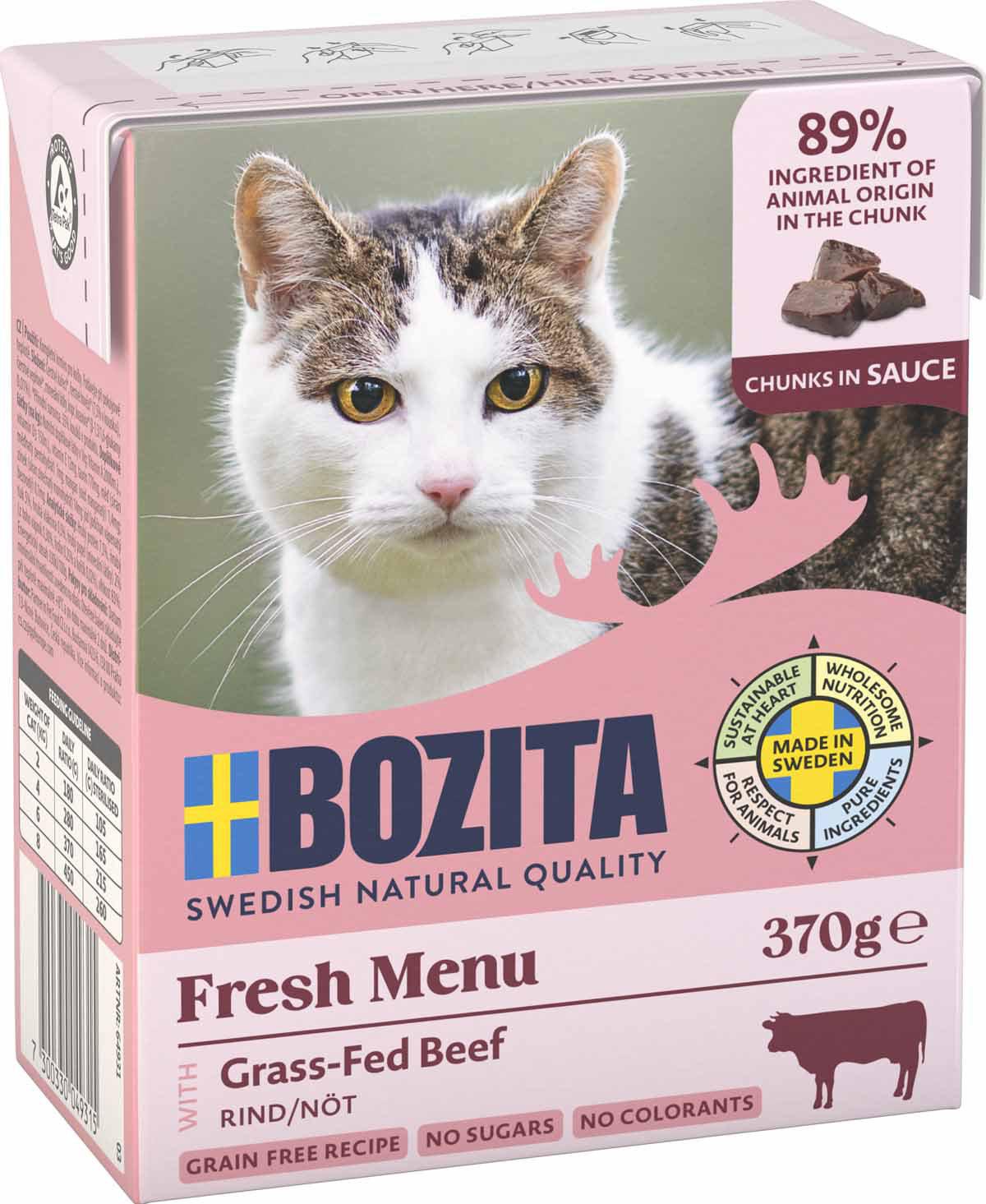 BOZITA BITAR I SÅS MED NÖTKÖTT 370GR TETRA RECART