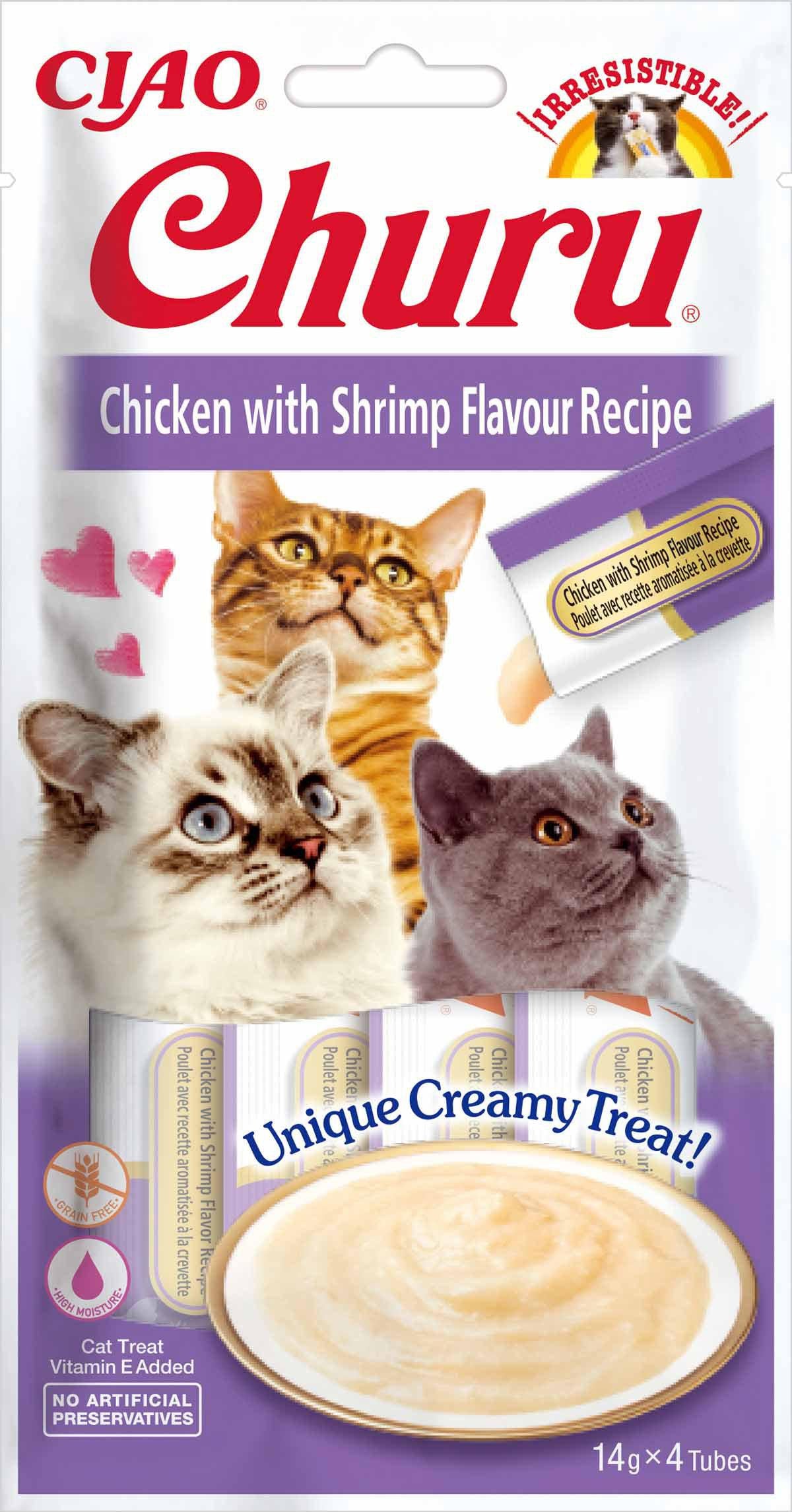 Churu Cat Chicken With Shrimp Flavor 4St