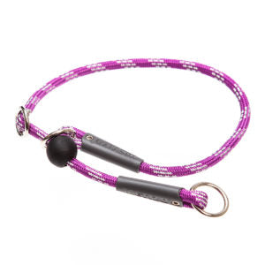 Metizo Retrieverhalsband, Runt Lila 60cm (6mm)