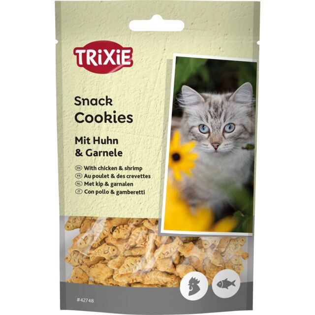 Cookies with chicken and prawn
