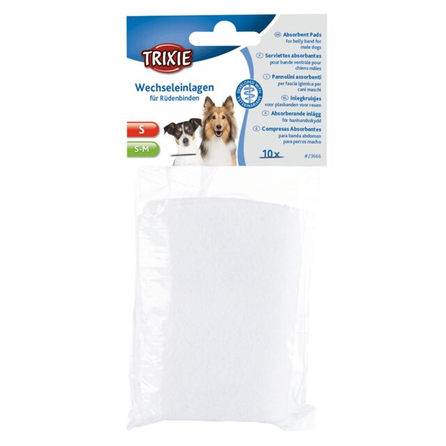 Exchangeable Pads for Nappies for Male Dogs