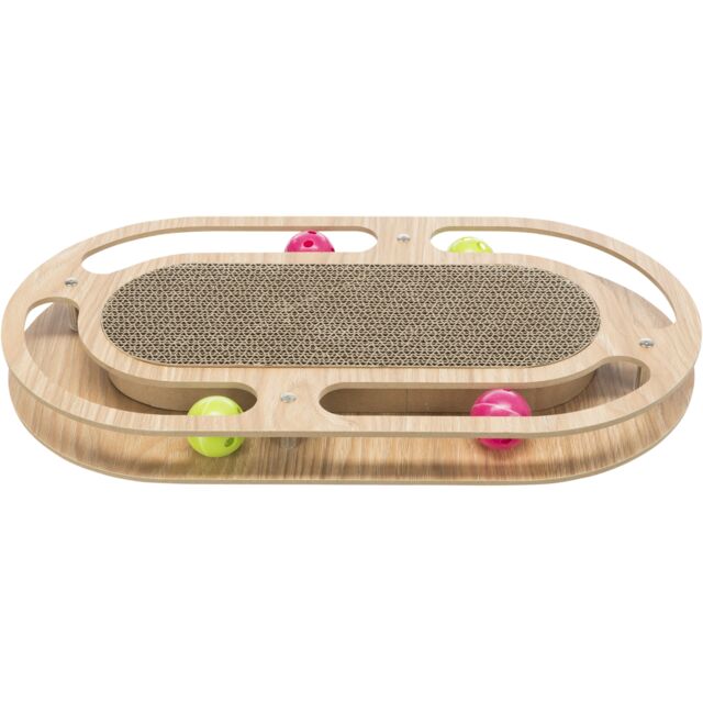 Scratching Cardboard with Wooden Frame