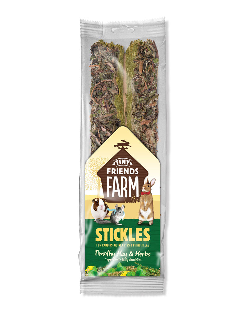 Sup Stickles Hay & Herbs 100g