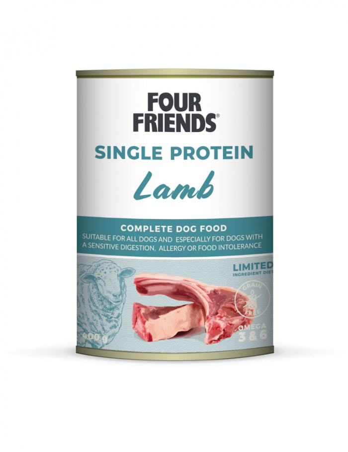 Four Friends Dog Brukmat Lamb 400gr