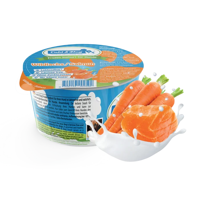 Frozen Yogurt (Viltfångad lax) 100 ml bägare