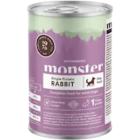 Monster Dog Adult Single Rabbit Burk 400g