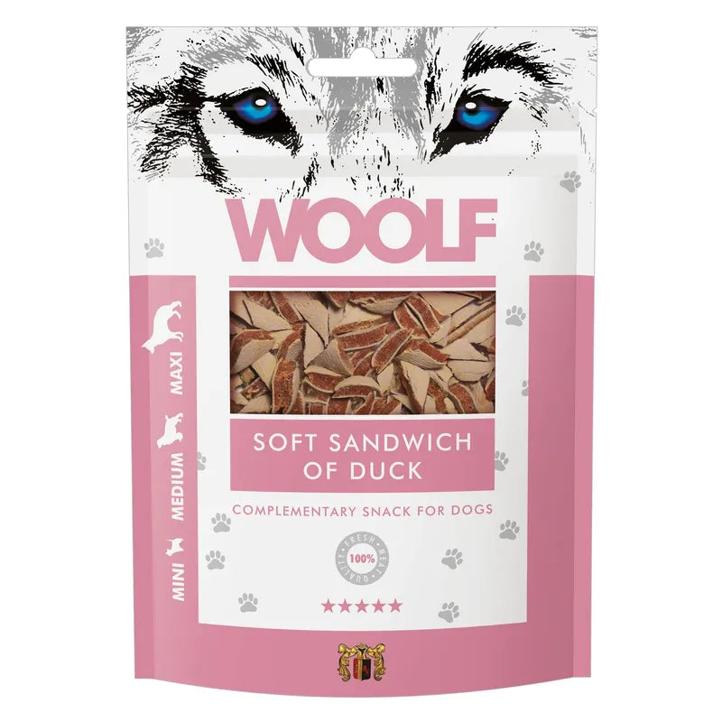 WOOLF soft sandwich of duck 100gr