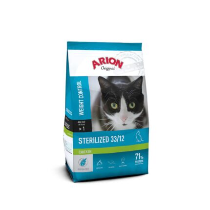 Kattfoder Arion Original Cat Sterilized Chicken 2Kg