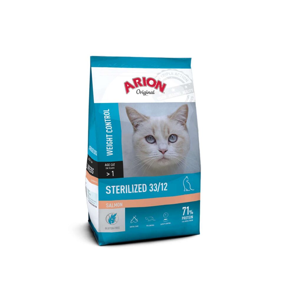 Kattfoder Arion Original Cat Sterilized Salmon 2Kg