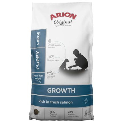 Arion Growth Puppy Large Breed Salmon & Rice 12Kg