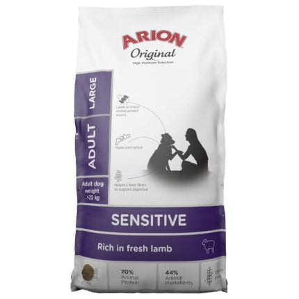 Arion sensitive lamb adult large 12kg
