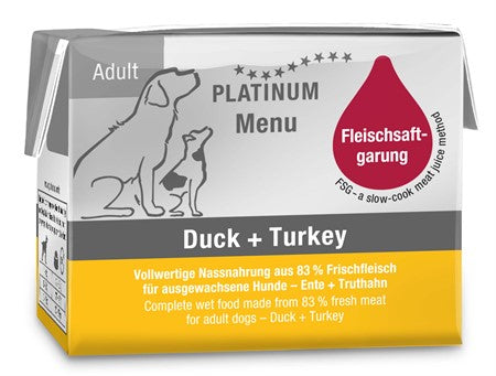 Platinum MENU Duck+Turkey 90 g