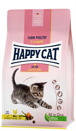 Happycat Kitten Fågel, 4 Kg