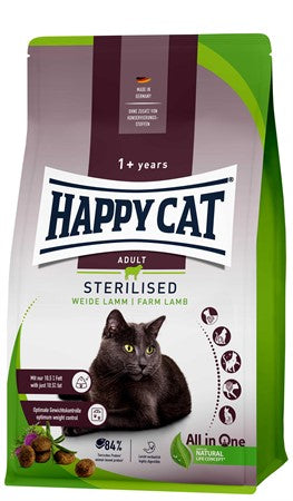 Happycat Adult Sterilised, Lamm, 1,3 Kg