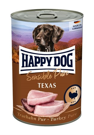 Happydog Konserv, Texas, 100% Kalkon 400gr