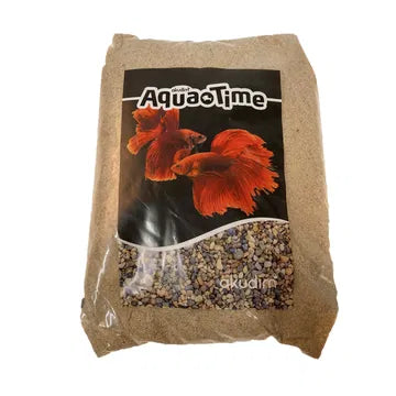 Akvariesand mörk 0.1-0,9 mm 10kg