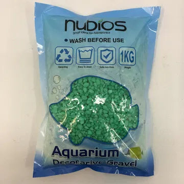 AKU-Akvariegrus Neon Grön 2-3 mm 1 kg