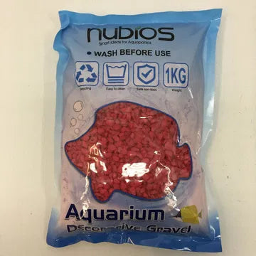 AKU-Akvariegrus Neongrus Röd 2-3mm 1Kg
