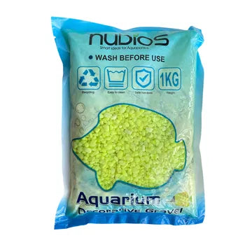 AKU-Akvariegrus Neon Gul 2-3 mm. 1 kg