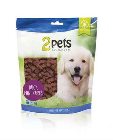 2pets Dogsnack Duck MiniCubes, 400 gr