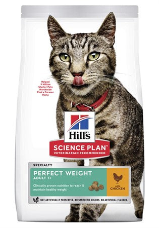SP Hills Feline  Perfect Weight Chicken Adult 1+7kg