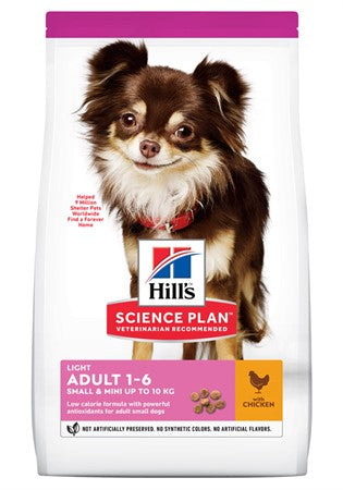 SP Hills Canine Light Small&Mini Chicken Adult 1-6år 1.5kg