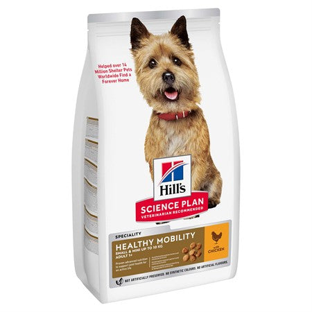 SP Hills Canine Healthy Mobility Small&Mini Chicken Adult 1+ 1.5kg