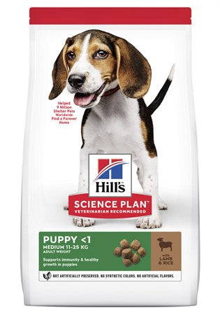 SP Hills Puppy Medium Lamb&Rice 2.5kg