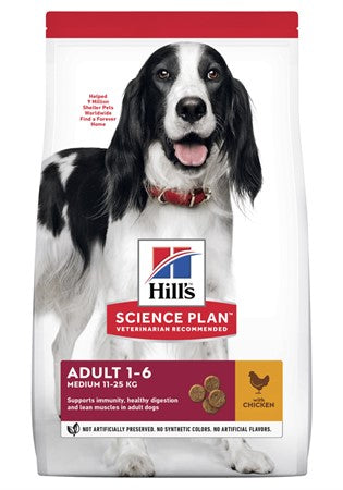 SP Hills Canine Medium Chicken Adult 1-6år 2.5kg
