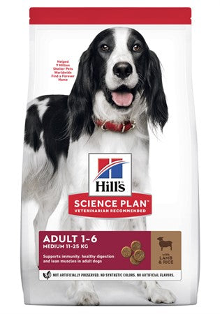 SP Hills Canine Medium Lamb&Rice Adult 1-6år 2.5kg