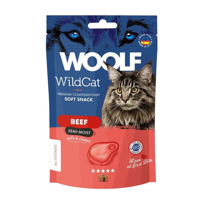 WOOLF Wildcat Beef semi-moist 50gr