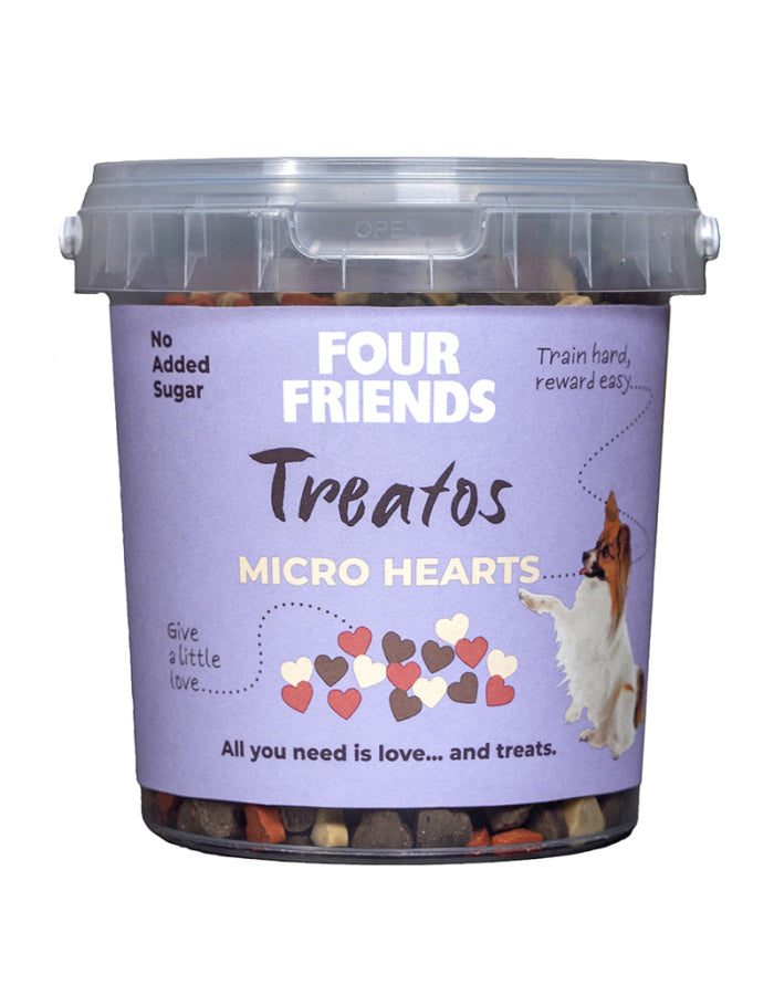Four Friends Dog Treats Micro Hearts 500Gr