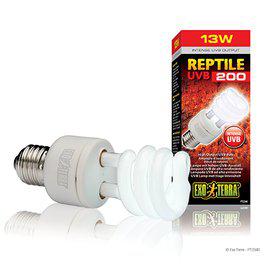 Reptile Uvb 200 Lysrörslampa 13W E27 Exoterra