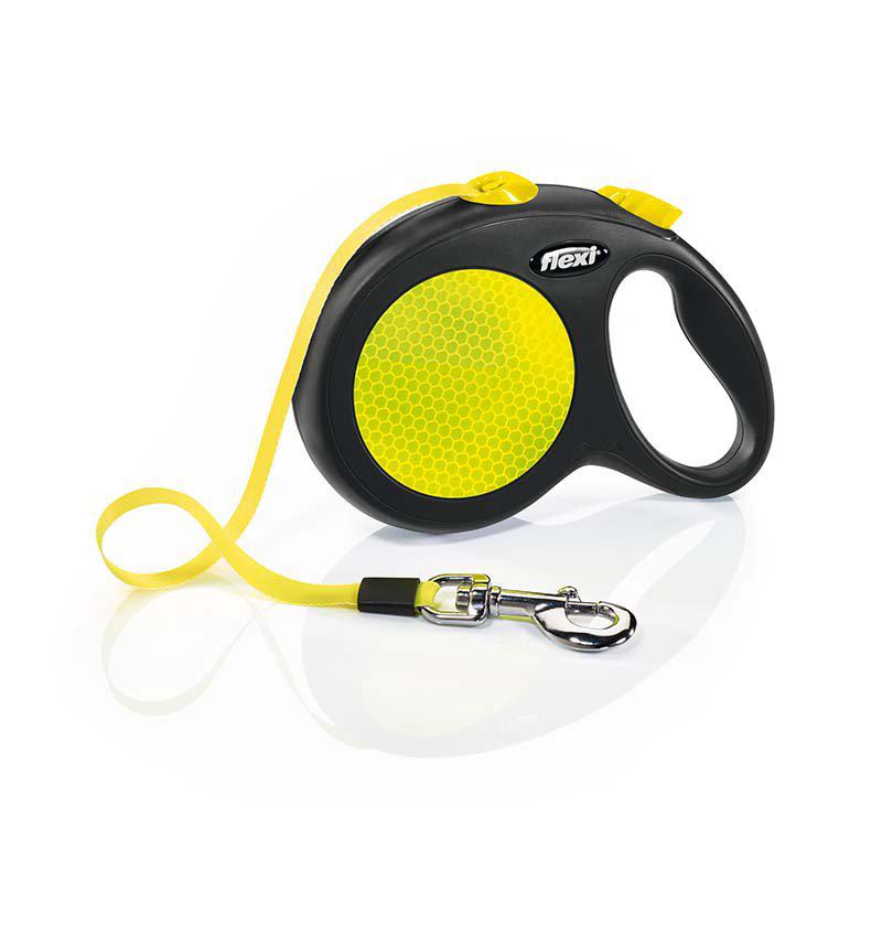 Flexi Koppel New Neon L 5M Band Neon Max 50Kg