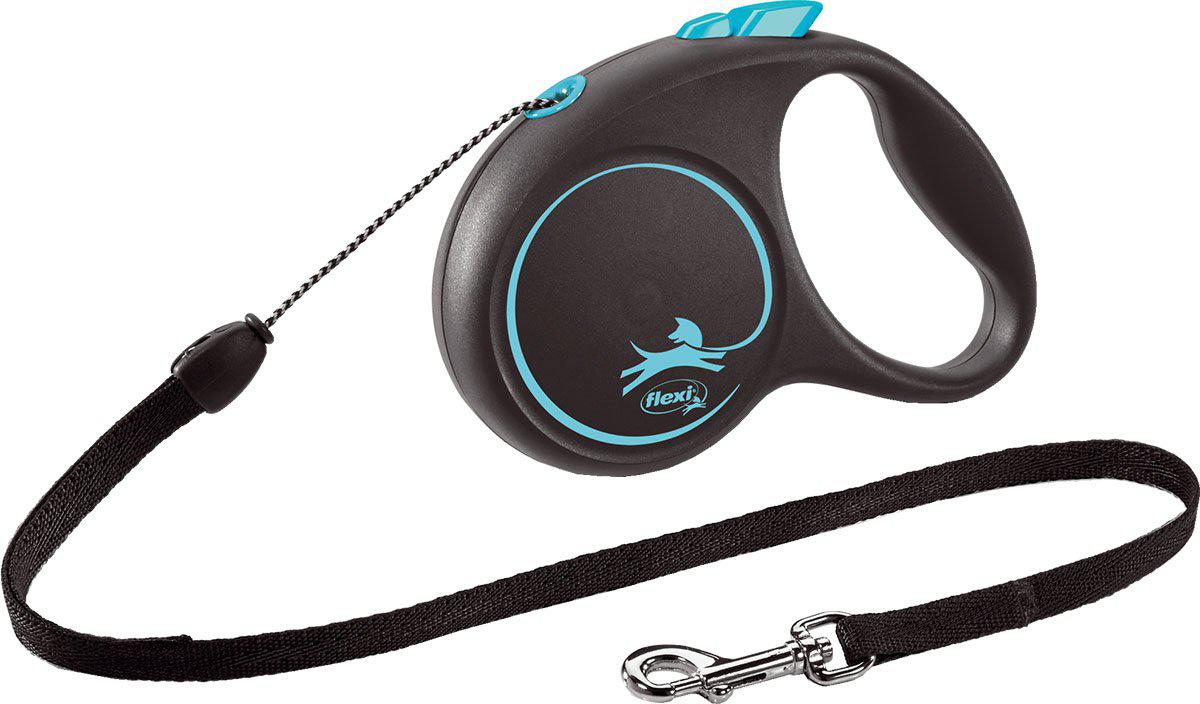 Flexi Koppel Black Design S 5M Lina Blåmax12Kg