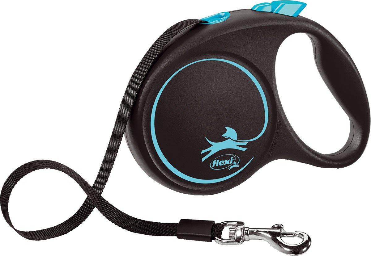 Flexi Koppel Black Design M 5M Band Blåmax25Kg