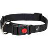 Halsband nylon svart 25mmx45-65cm