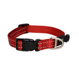 Rogz Halsband Utility M Röd 16Mm 26-40Cm