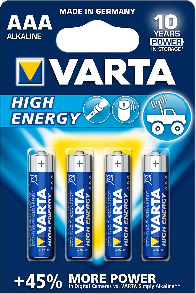 Varta Batteri Aaa 4St (Lr03)