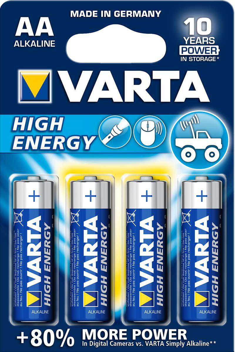 Varta Batteri Aa 4St (Lr 6)