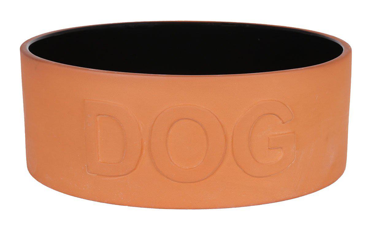Keramikskål Dog 20X20X8Cm