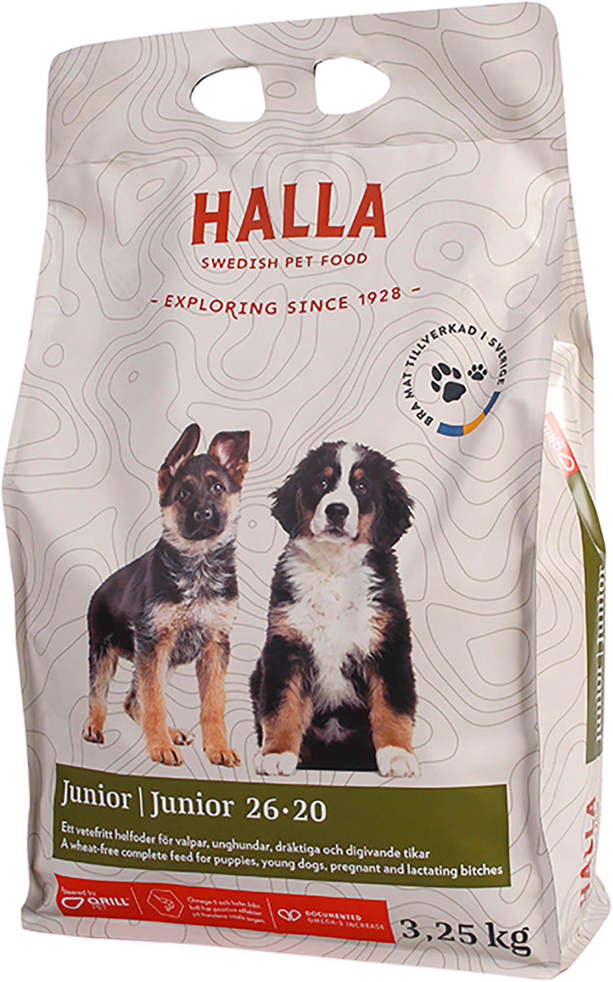 Hundfoder Halla Junior 26-20 3.25Kg