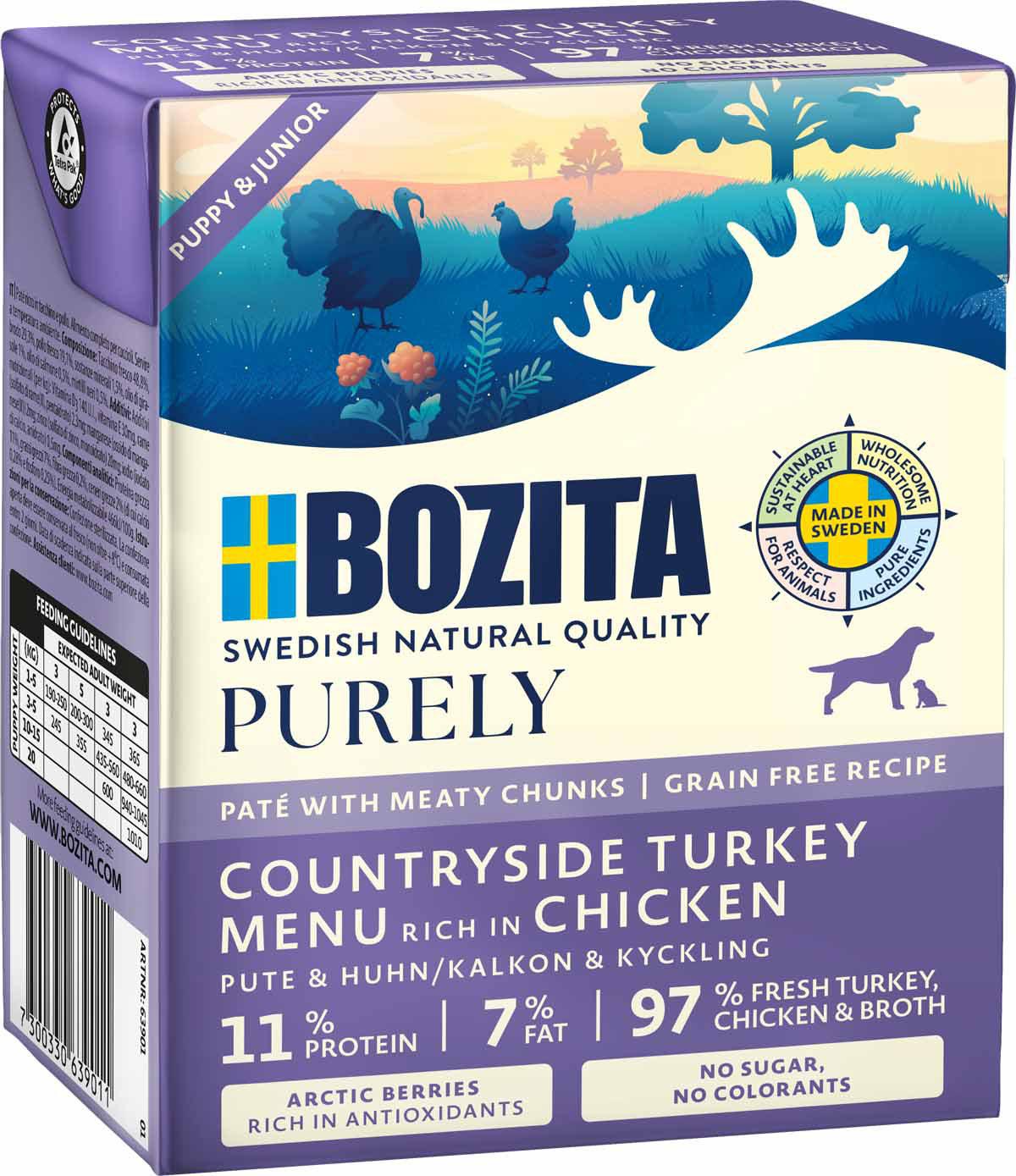 Bozita 370g Puppy&junior Turkey