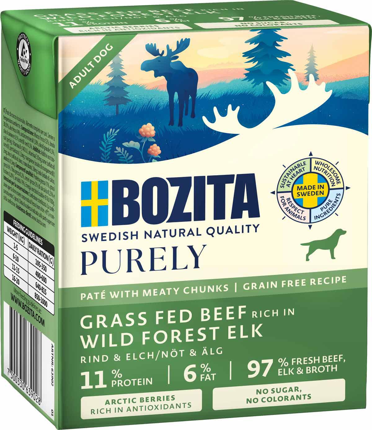 BOZITA NATURALS PURELY Grass feed 370GR