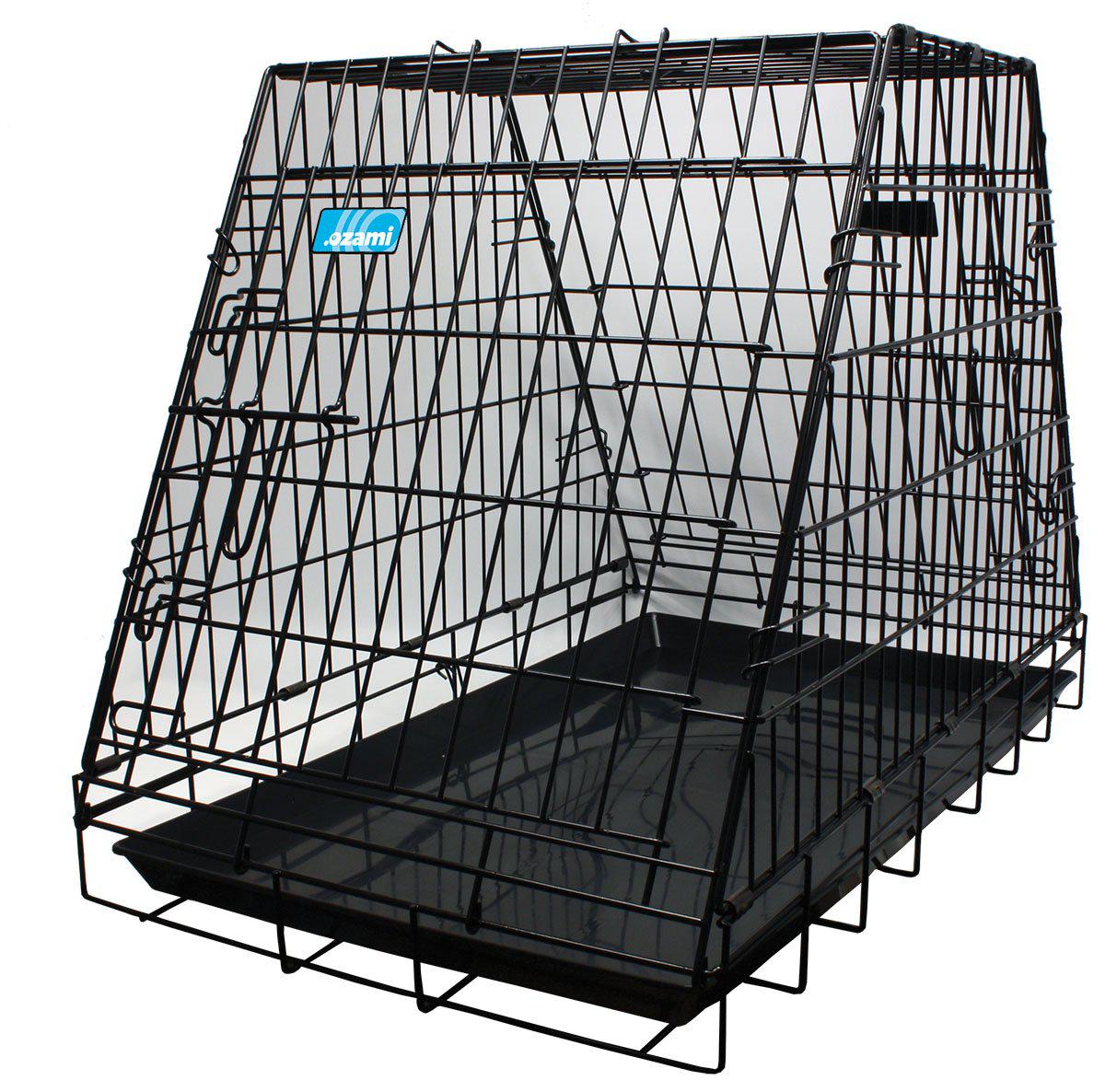 Hundtransportbur Svart Pyramid 78X49X57Cm