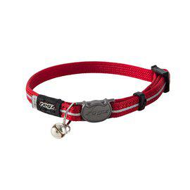 Rogz Alleycat Halsband S Röd 11Mm 20-31Cm
