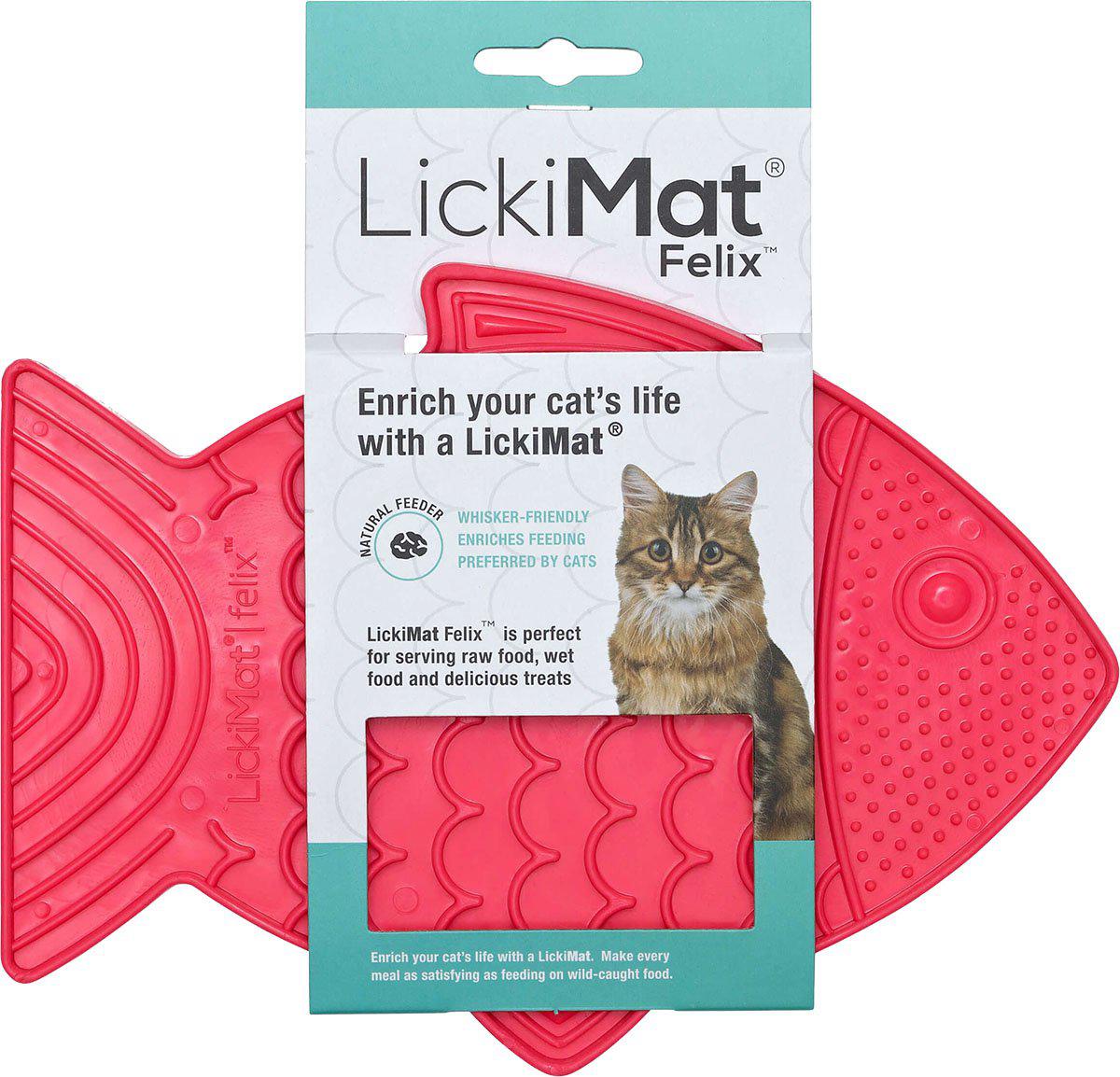 Lickimat Cat Felix Rosa 22X16Cm